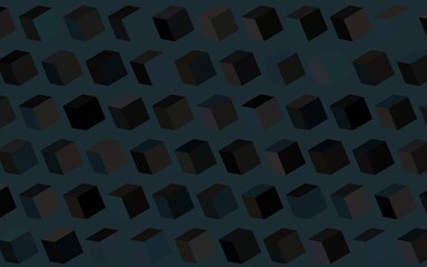 Dark Gray vector texture in rectangular style.