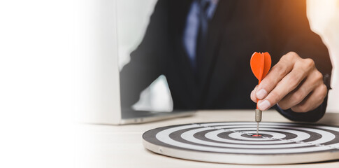 Dart is an opportunity and Dartboard is the target and goal. So both of that represent a challenge in business marketing as concept.