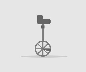 design about unicycle icon illustration