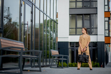 Portrait of cute business woman professional possibly accountant architect businesswoman lawyer attorney