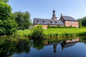 Fototapeta na wymiar historic Husum Castle in Schleswig-Holstein, Germany