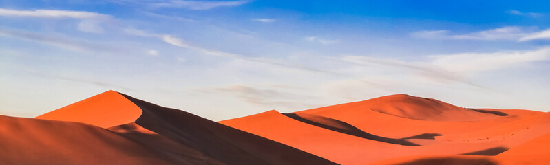 Plakat desert view and sky