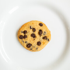Chocochip Cookie - Isolated in white background