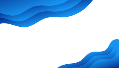 Blue paper cut background style. Corporate annual report or book design template. . Vector illustration for brochure, business card, magazine, poster, business presentation, portfolio, flier, banner