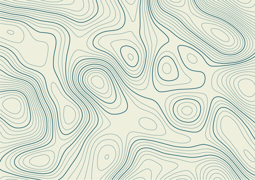 Abstract background with a contour topography landscape design