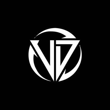 VD logo monogram design template