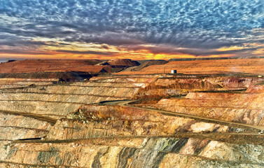 Super Pit gold mine , Kalgoorlie Western Australia	