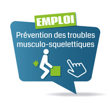 Logo pr&eacute;vention des troubles musculo-squelettiques.