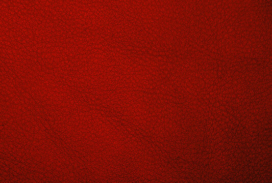 image of red leather background