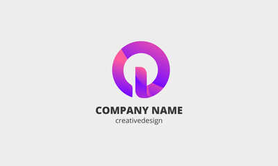 Naklejka premium Unique Letter Logo o Design Template Free Vector