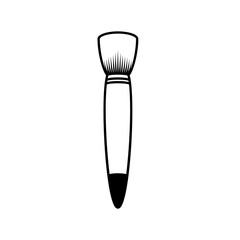 Paint Brush Icon Design Graphic Template Isolated