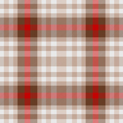 Seamless tartan plaid pattern background. Fabric texture. Vector.