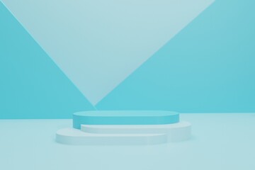 simple 3d render podium