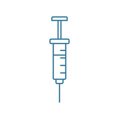 Syringe icon vector for logo