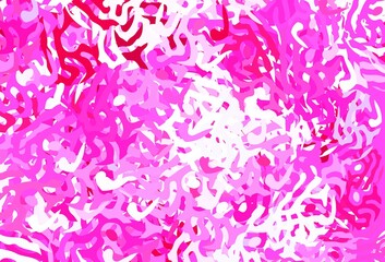 Light Purple, Pink vector texture with abstract forms.