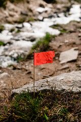 flag designations for tourists in the mountains