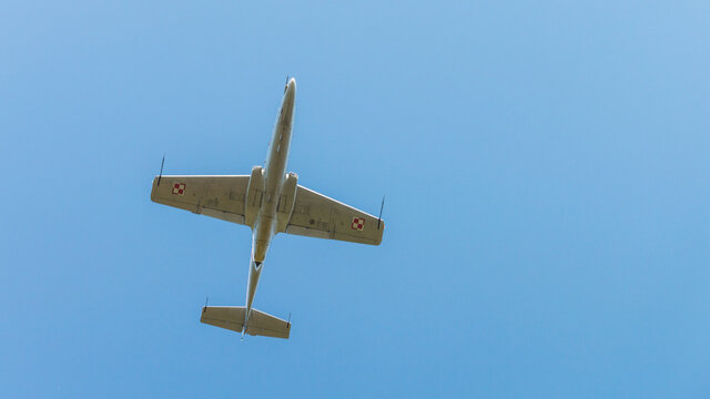 training and combat jet plane ts-11 spark airfield mielec white red wings foundation renovation of planes flying museum
