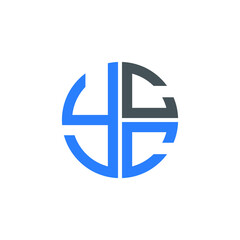 Obraz premium YCC logo YCC icon YCC vector YCC monogram YCC letter YCC minimalist YCC triangle YCC hexagon Circle Unique modern flat abstract logo design 