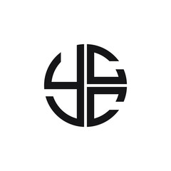YCC logo YCC icon YCC vector YCC monogram YCC letter YCC minimalist YCC triangle YCC hexagon Circle Unique modern flat abstract logo design 