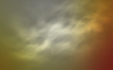 Obraz premium Light Red, Yellow vector pattern with night sky stars.