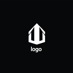 logo design vector. simple monogram icon