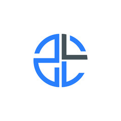 Obraz premium ZLL logo ZLL icon ZLL vector ZLL monogram ZLL letter ZLL minimalist ZLL triangle ZLL hexagon Circle Unique modern flat abstract logo design 