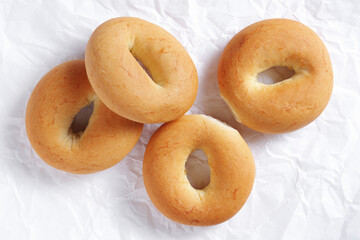 Tasty fresh bagels
