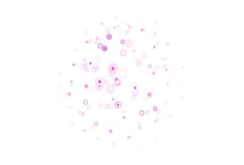 Light Pink, Red vector backdrop with dots.