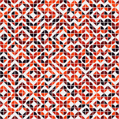 Abstract Geometric Pattern generative computational art illustration