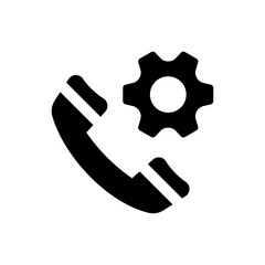 Call setting icon. Vector EPS file.
