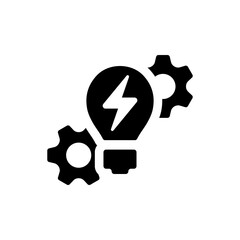Innovative ideas icon. Vector EPS file.