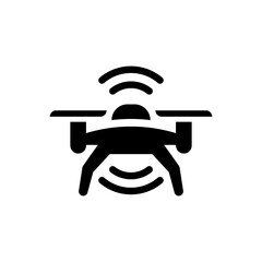 Drone signal icon. Vector EPS file.