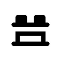 Distribute align icon. Vector EPS file.