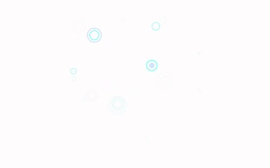 Light Blue, Green vector template with circles.