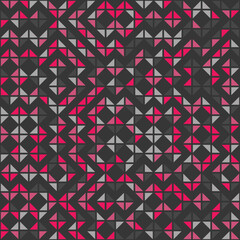 Naklejka premium Abstract Geometric Pattern generative computational art illustration