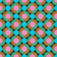 Abstract geometric vector classical seamless pattern