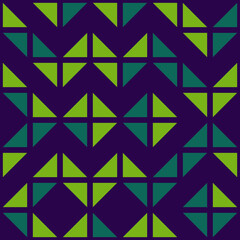 Fototapeta premium Abstract Geometric Pattern generative computational art illustration
