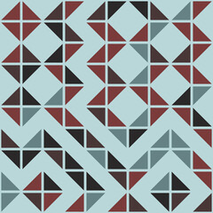 Abstract Geometric Pattern generative computational art illustration