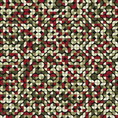 Abstract Geometric Pattern generative computational art illustration