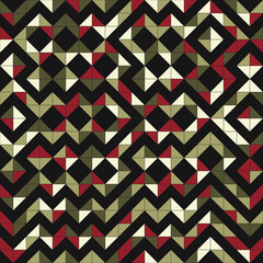 Abstract Geometric Pattern generative computational art illustration