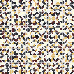 Abstract Geometric Pattern generative computational art illustration