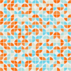 Abstract Geometric Pattern generative computational art illustration