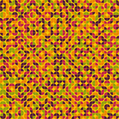 Abstract Geometric Pattern generative computational art illustration