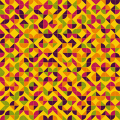 Abstract Geometric Pattern generative computational art illustration