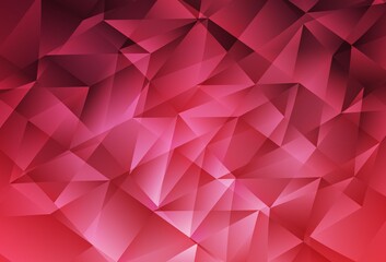 Obraz premium Light Pink vector layout with lines, triangles.