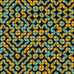 Abstract Geometric Pattern generative computational art illustration