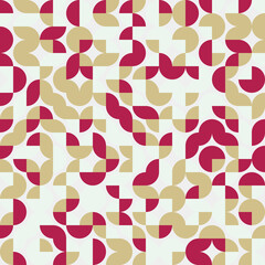 Abstract Geometric Pattern generative computational art illustration