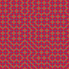 Abstract Geometric Pattern generative computational art illustration