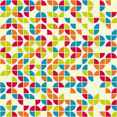 Abstract Geometric Pattern generative computational art illustration