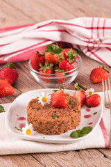 Strawberry risotto.

